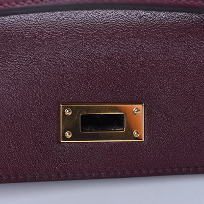 Hermes Swift Kelly Cut Clutch Pochette Bordeaux 22 of 27