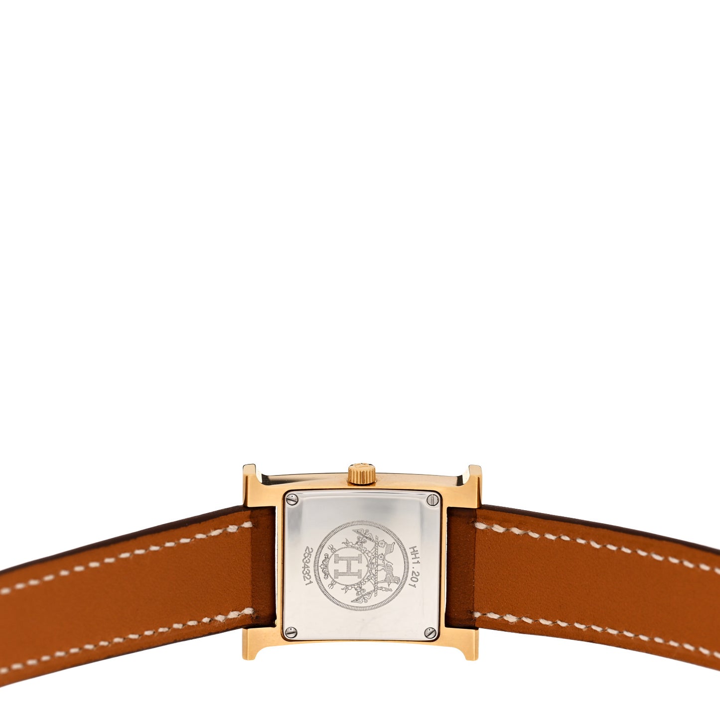 Stainless Steel Barenia 21mm Heure H Hour Quartz Watch Fauve