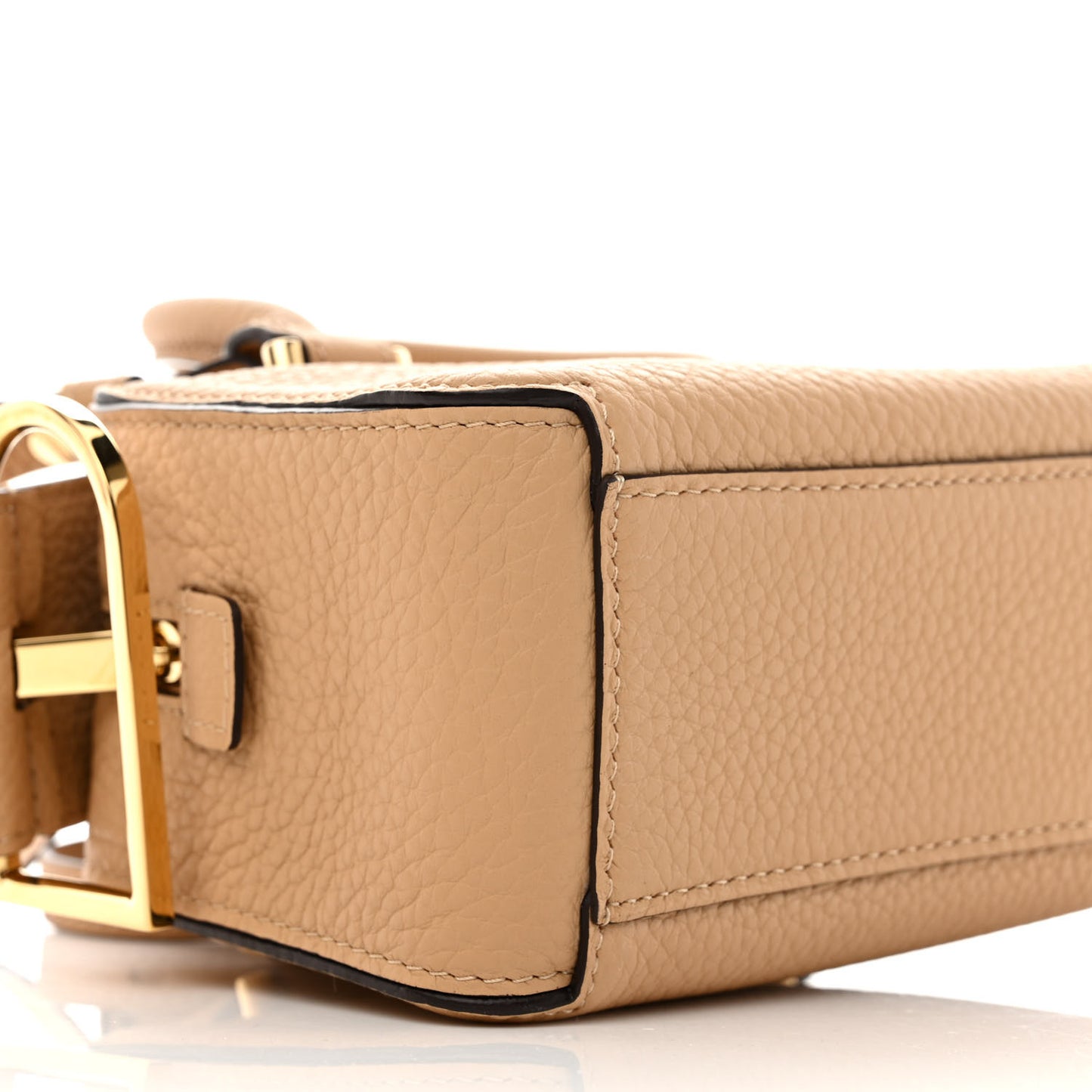 Taurillon Soft Nano Cool Box Satchel Latte