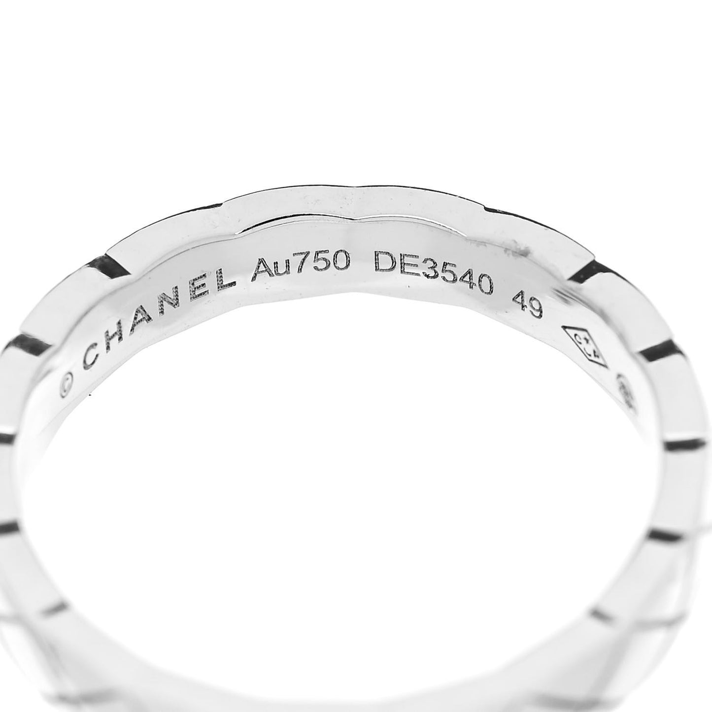 18K White Gold Mini Coco Crush Ring 49 4.75