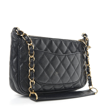 Chanel Caviar Quilted Timeless CC Shoulder Bag Black 2 of 13