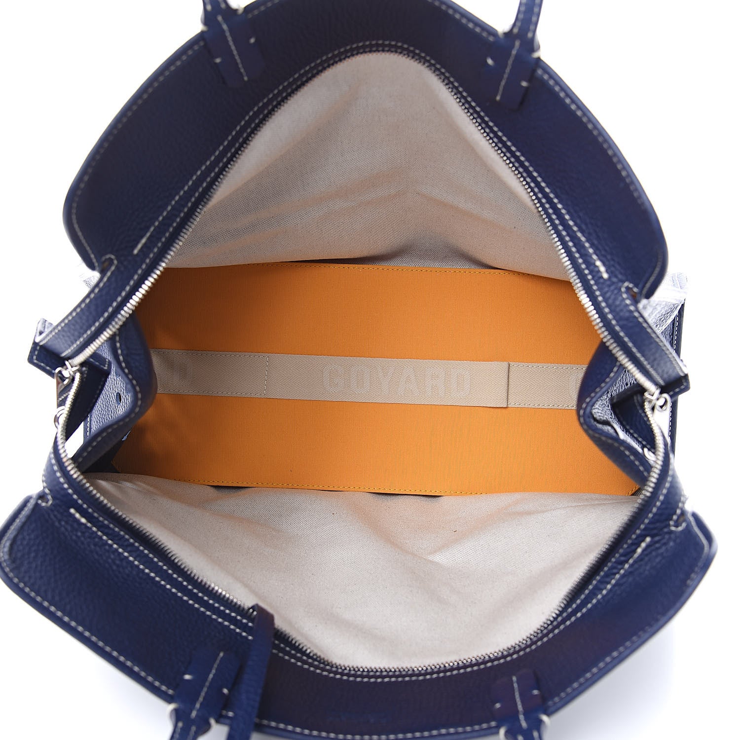 Goyard Goyardine Sac Hardy Pet Carrier PM Navy 5 of 9
