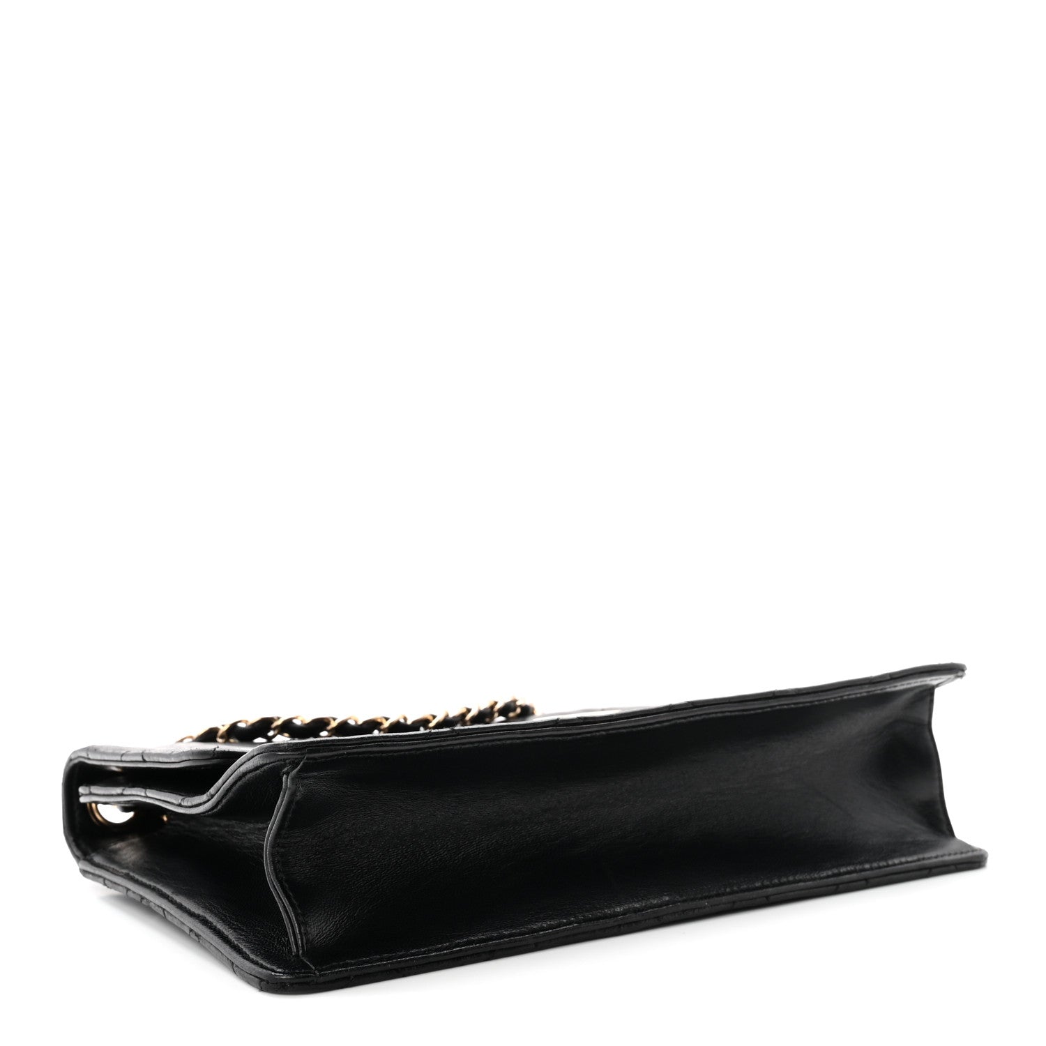 Chanel Lambskin Quilted Large Golden Class Flap Black 4 of 10