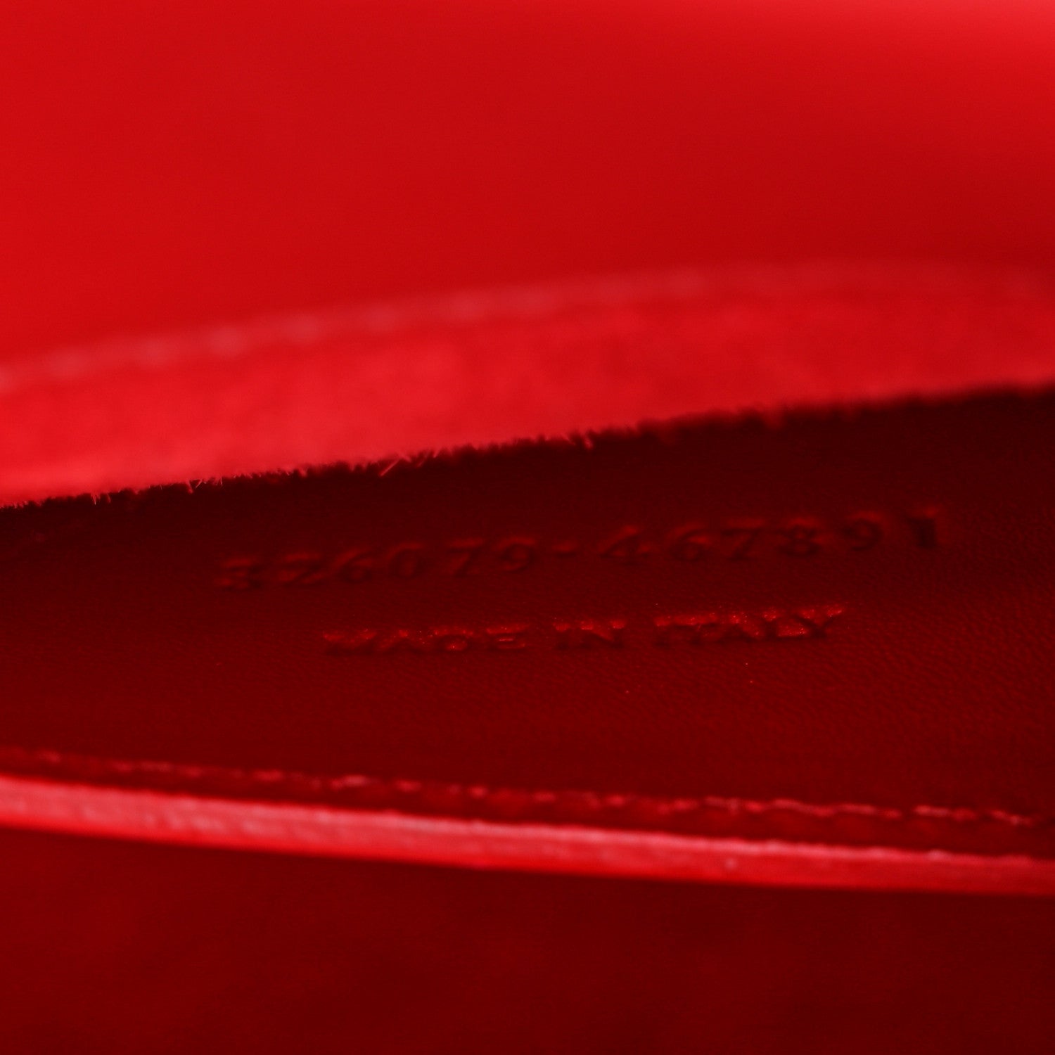 Saint Laurent Smooth Calfskin Classic Monogram Cassandre Clutch Red 7 of 7