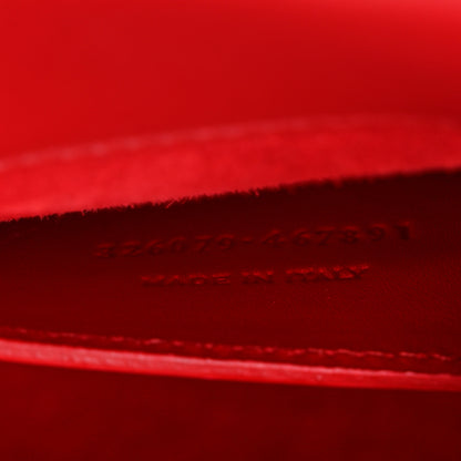 Saint Laurent Smooth Calfskin Classic Monogram Cassandre Clutch Red 7 of 7