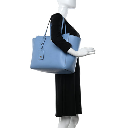 Gucci Dollar Calfskin Medium Swing Tote Mineral Blue 2 of 11