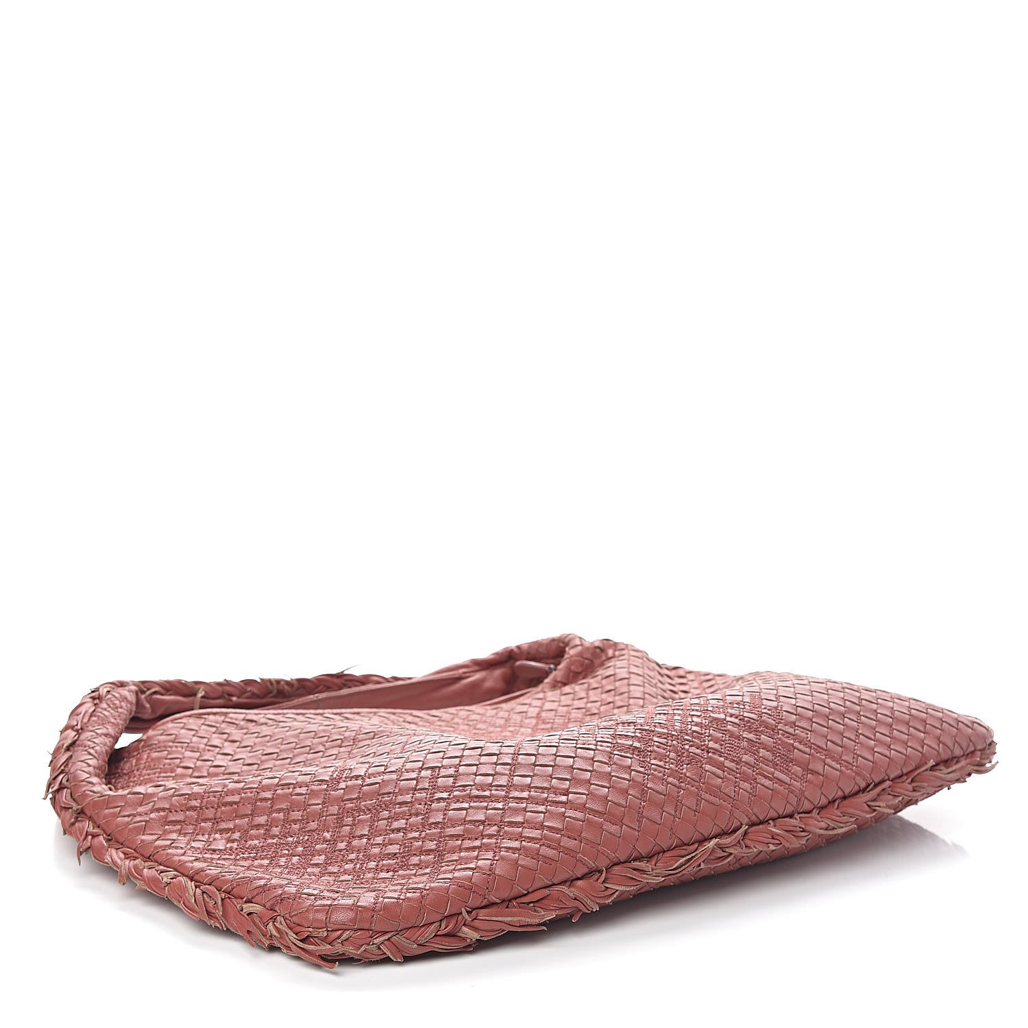 Bottega Veneta Nappa Intrecciato Fuzzy Maxi Veneta Hobo Dusty Rose 4 of 9