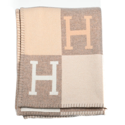 Hermes Wool Cashmere Avalon III Blanket Coco Camomille 1 of 3