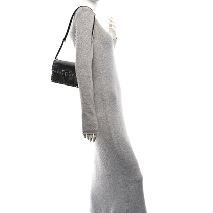 Valentino Garavani Mirror Calfskin Small Rockstud23 Shoulder Bag Silver 2 of 9