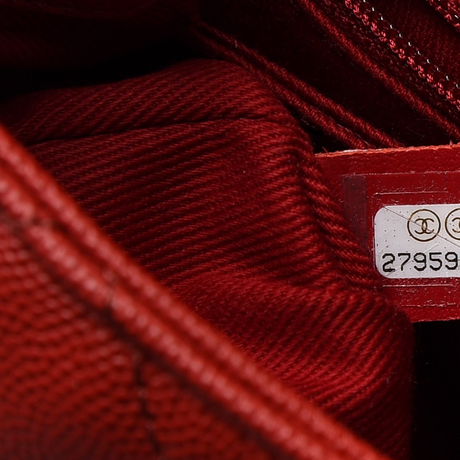 Chanel Caviar Quilted Mini Coco Handle Flap Dark Red 8 of 10
