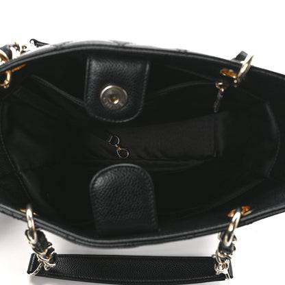 Chanel Caviar Quilted Petit Shopping Tote PST Black 5 of 11
