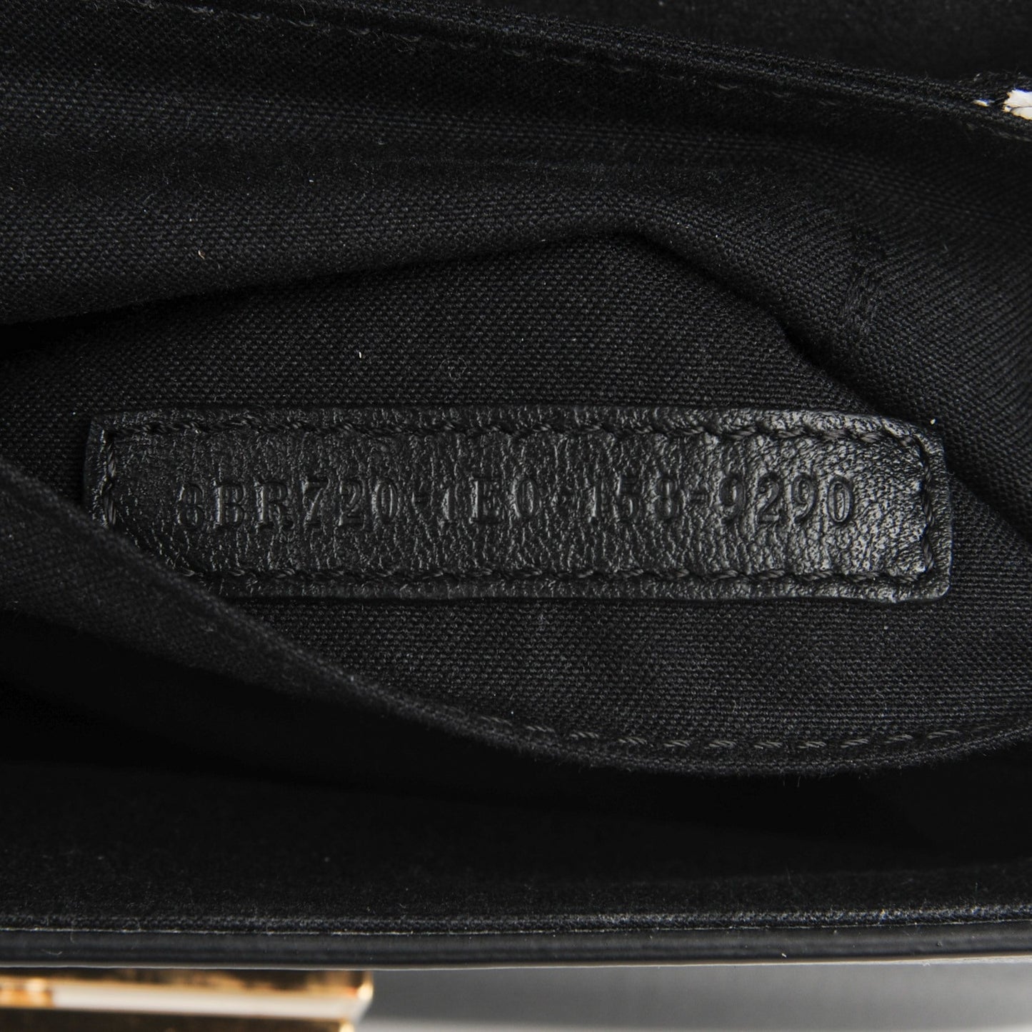 Vitello Dolce Bi-Color 3Baguette Shoulder Bag Black White