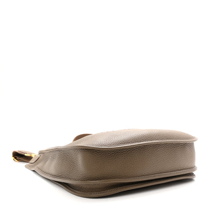 Hermes Taurillon Clemence EVELYNE III PM Etoupe 4 of 11