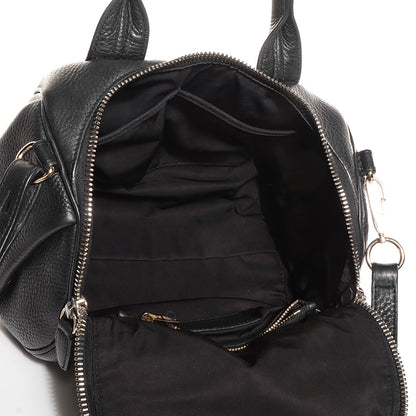 Alexander Wang Pebbled Lambskin Rockie Black Silver Hardware 6 of 9