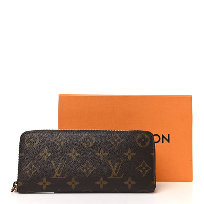 Louis Vuitton Monogram Clemence Wallet Fuchsia 9 of 9