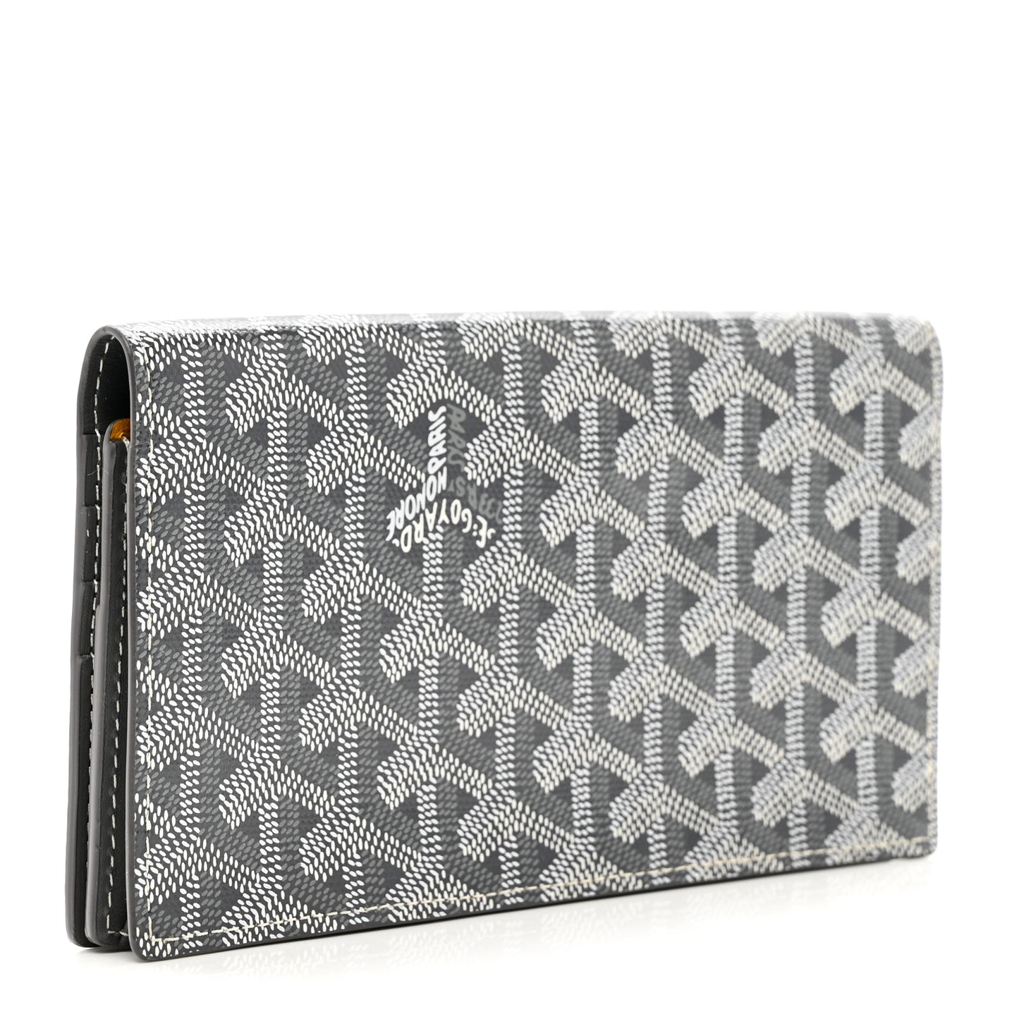 Goyardine Long Bi-Fold Wallet Grey