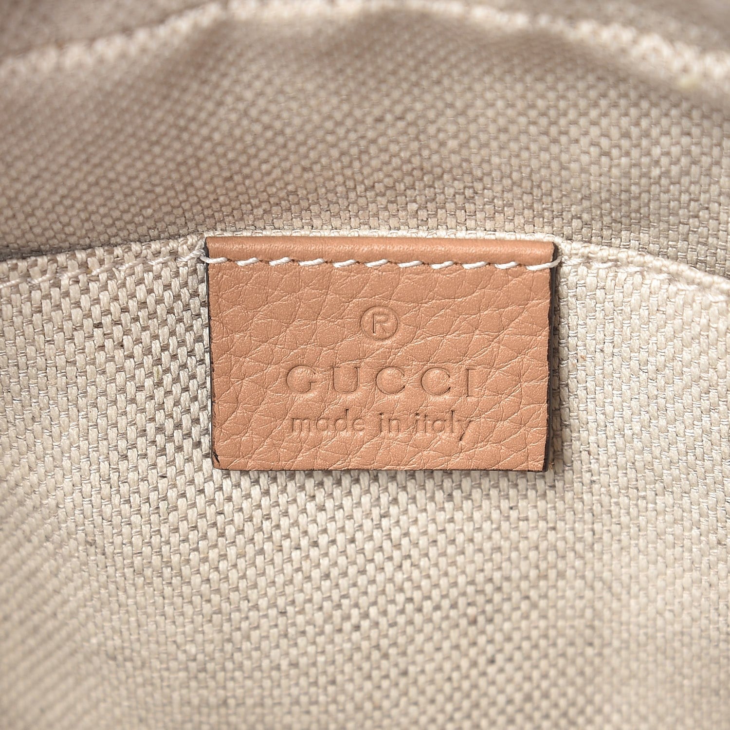 Gucci Pebbled Calfskin Small Soho Disco Bag Camelia 6 of 7