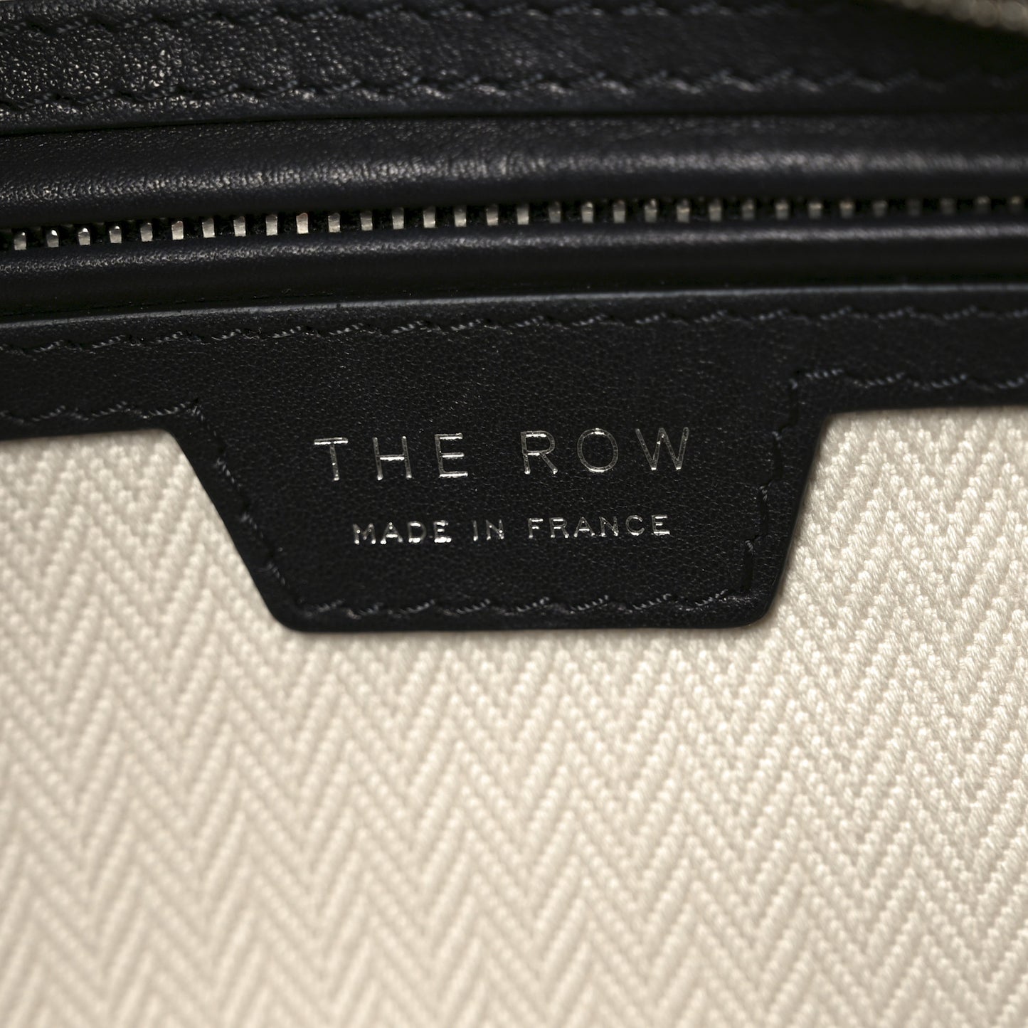 Polished Saddle Calfskin Marlo 12 Tote Bag Black