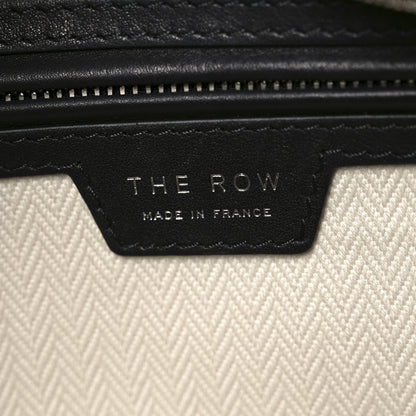 The Row Polished Saddle Calfskin Marlo 12 Tote Bag Black 6 of 9