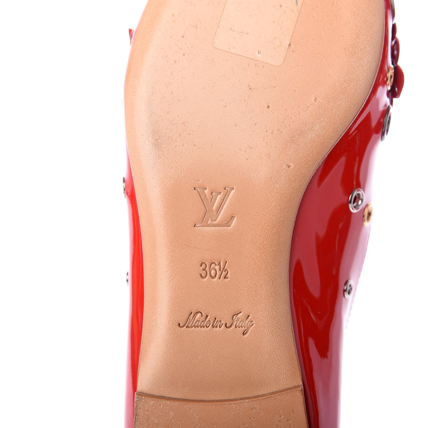 Patent Menina Ballerina Flats 36.5 Rouge
