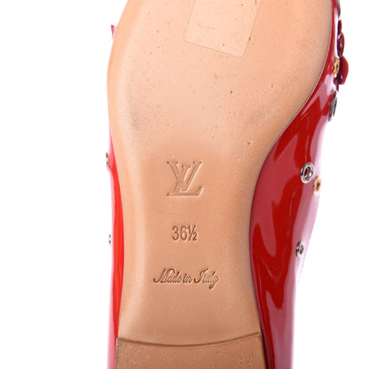 Louis Vuitton Patent Menina Ballerina Flats 36.5 Rouge 8 of 9