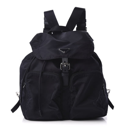 Prada Nylon Vela Large Backpack Bluette 1 of 7