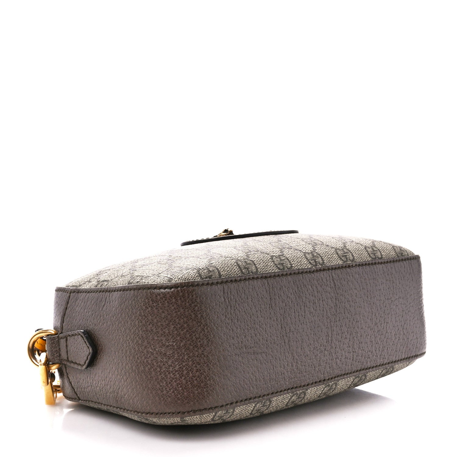 Gucci GG Supreme Monogram Web Neo Vintage Shoulder Bag Beige New Acero Crop 4 of 12
