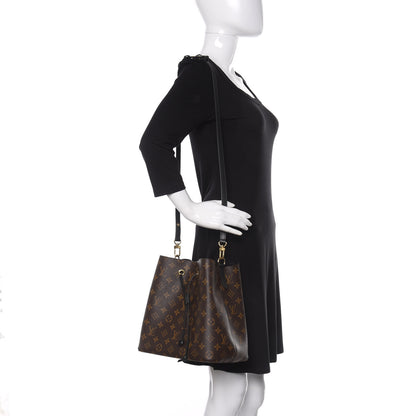 Louis Vuitton Monogram Neonoe MM Black 2 of 10