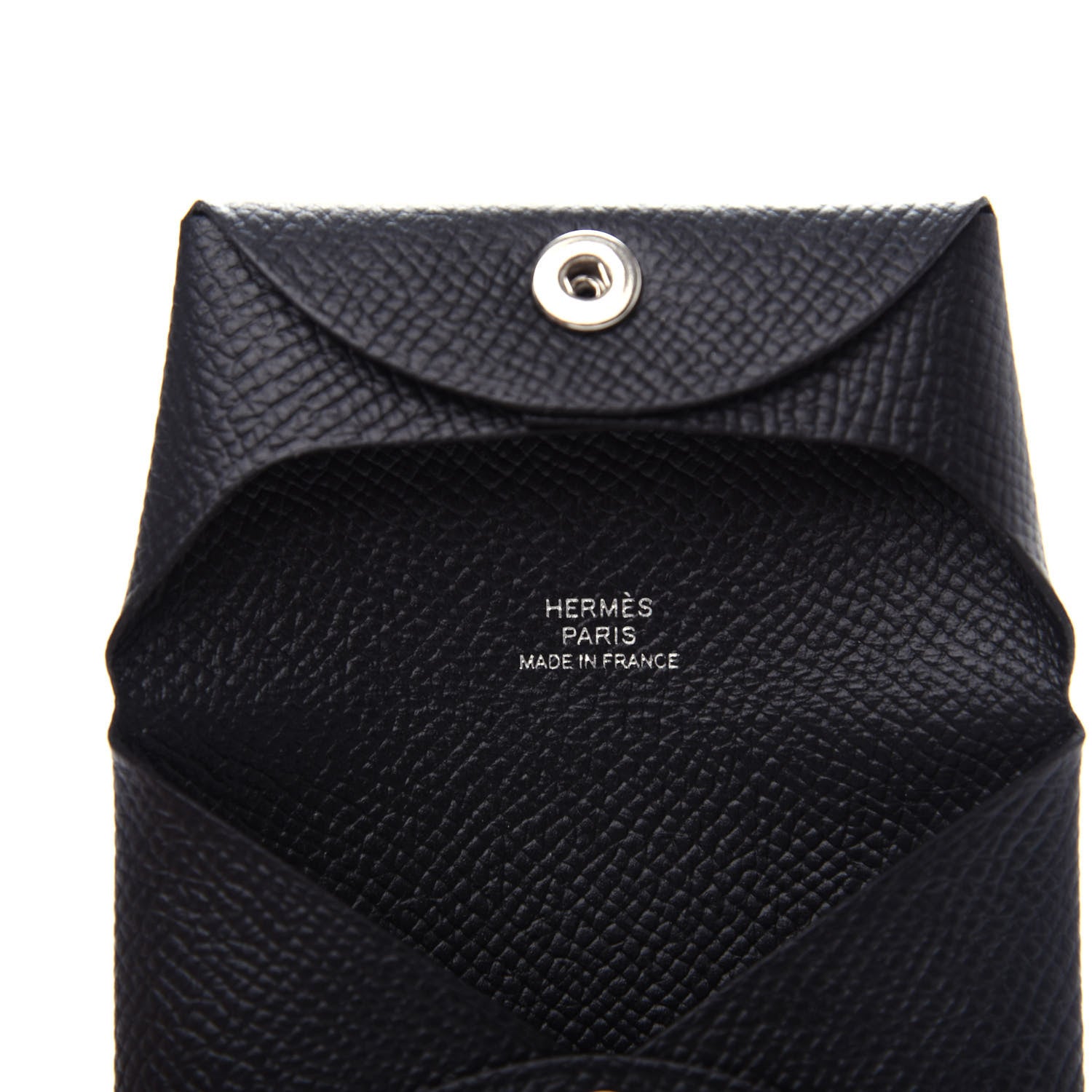 Hermes Epsom Bastia Coin Purse Black 6 of 7