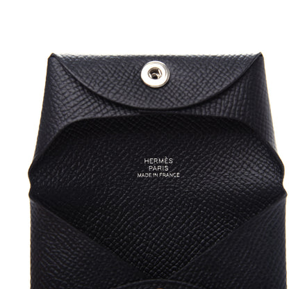 Hermes Epsom Bastia Coin Purse Black 6 of 7
