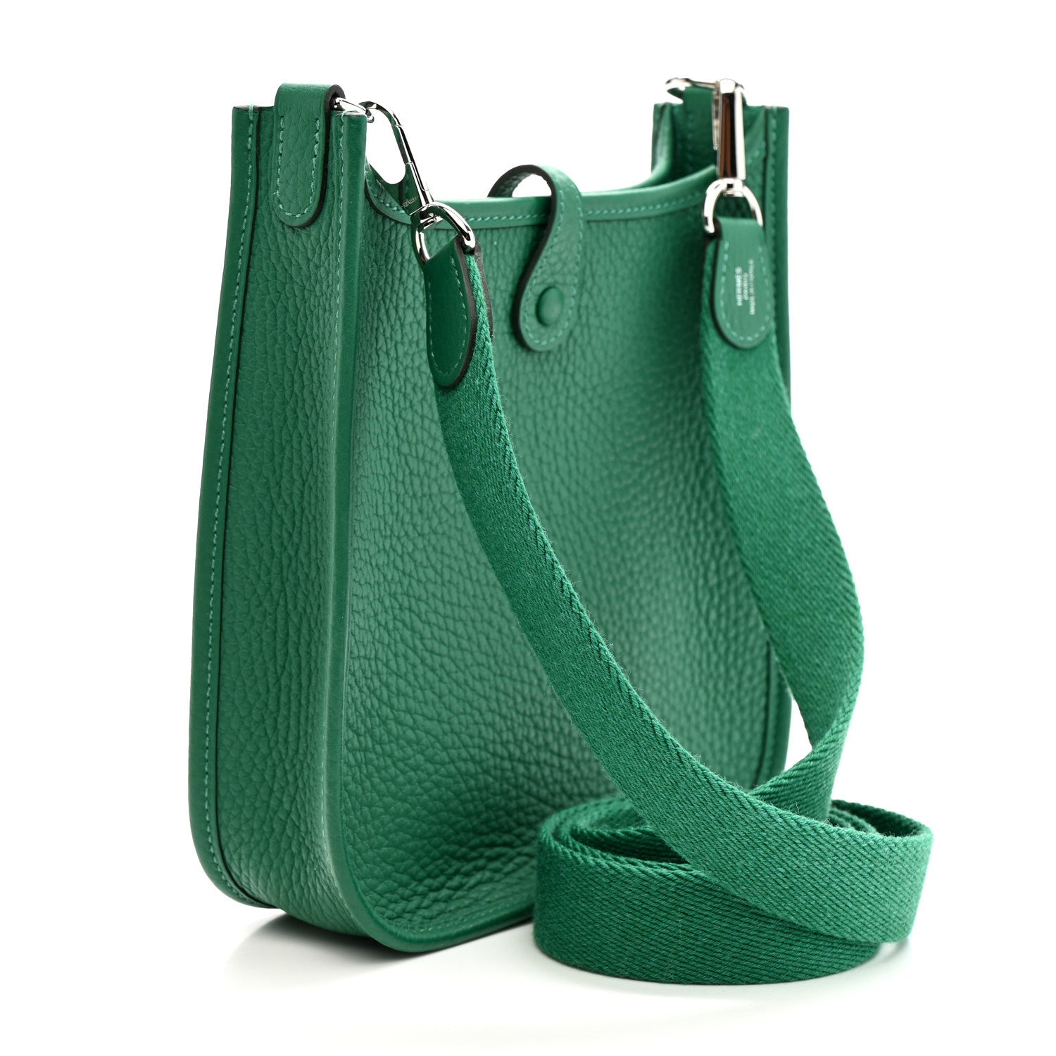 Hermes Taurillon Clemence Evelyne TPM Vert Vertigo 3 of 11