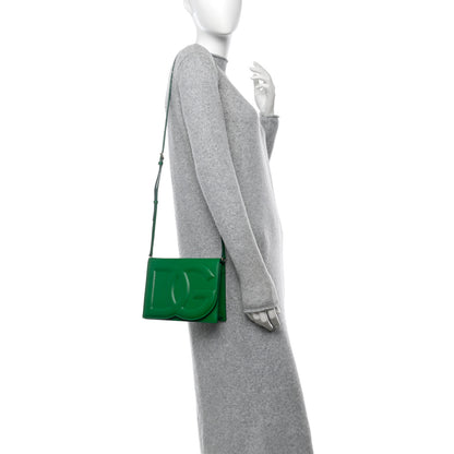 Dolce & Gabbana Calfskin DG Logo Flap Crossbody Bag Green 2 of 10
