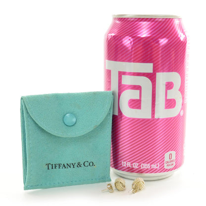 Tiffany Sterling Silver Twist Knot Earrings 2 of 3