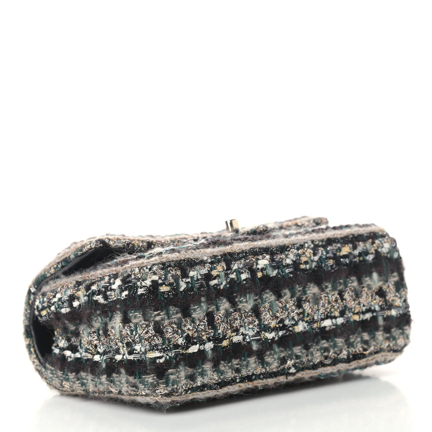 Tweed Braid Mini Flap Blue Multicolor
