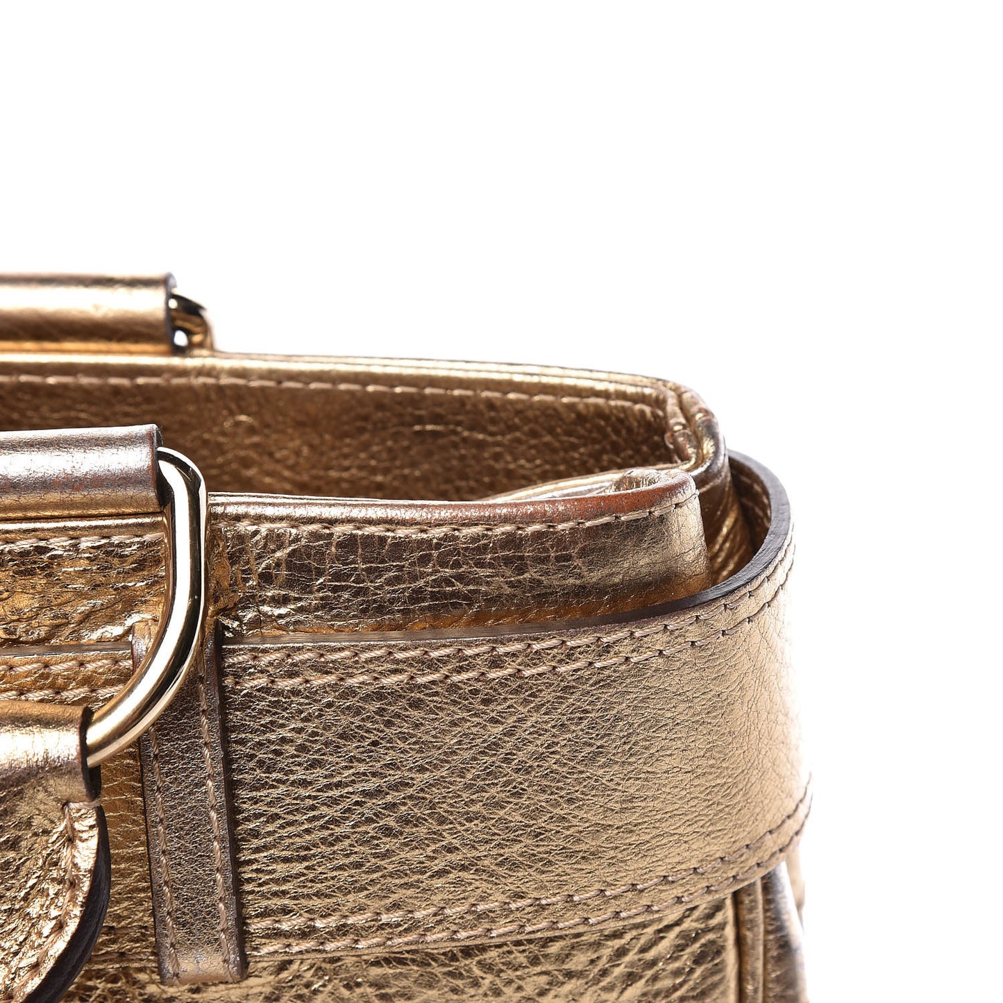 Haymarket Check Tote Gold