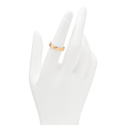 Cartier 18K Yellow Gold 3.5mm LOVE Wedding Band Ring 54 6.75 2 of 4