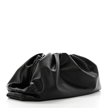 Bottega Veneta Smooth Butter Calf The Pouch Oversized Clutch Black 3 of 7