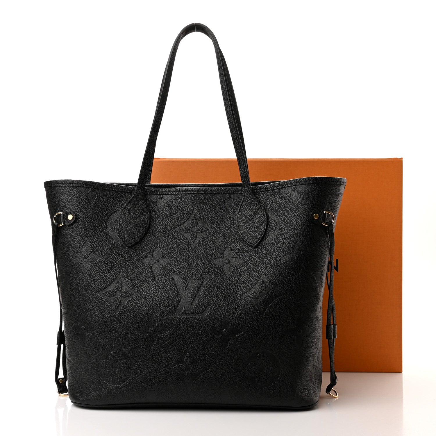 Louis Vuitton Empreinte Monogram Giant Neverfull MM Black 10 of 10