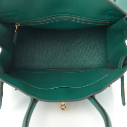 Hermes Togo Birkin 30 Malachite 5 of 10
