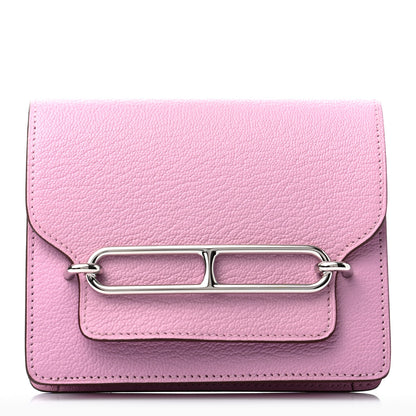 Hermes Chevre Mysore Roulis Slim Wallet Mauve Sylvestre 3 of 8