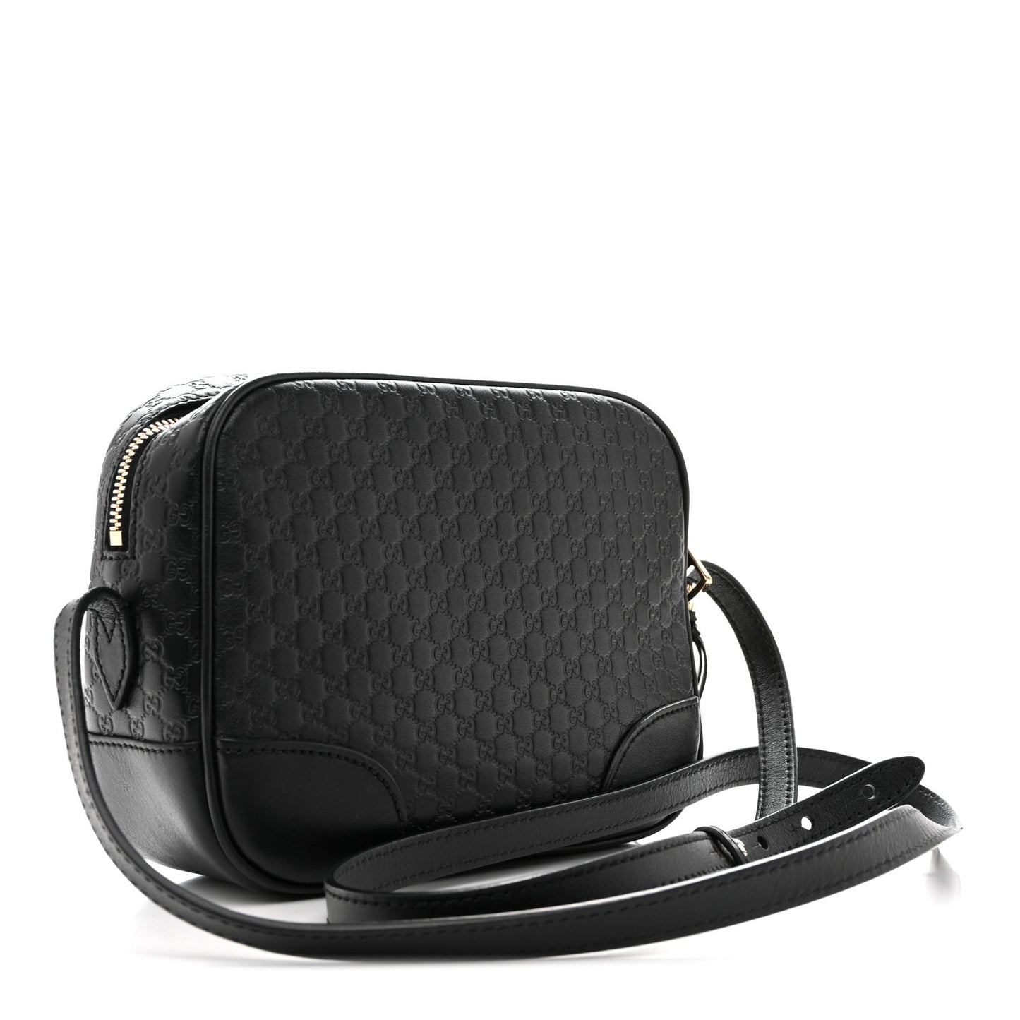 Microguccissima Mini Bree Messenger Bag Black