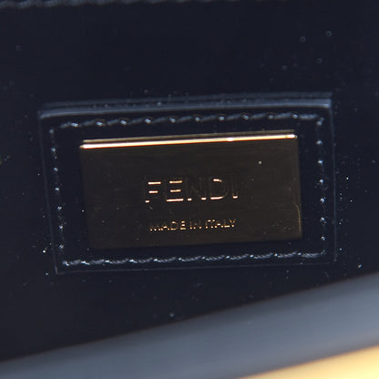 Fendi Patent Medium Peekaboo Iconic Defender Satchel Black 6 of 9