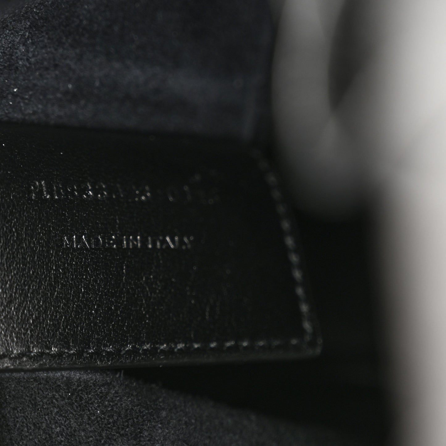 Grained Calfskin Paris VII Mini Flat Hobo Black