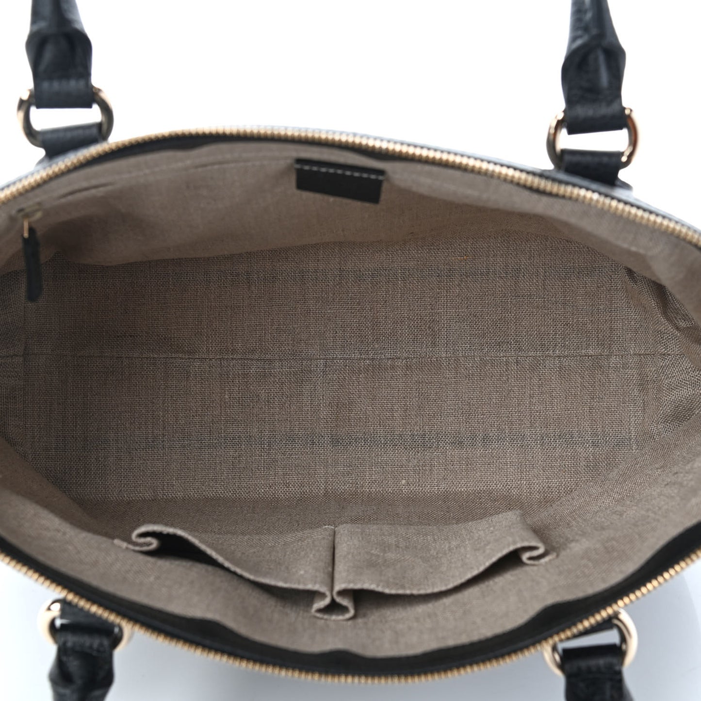 Dollar Calfskin GG Charm Satchel Black