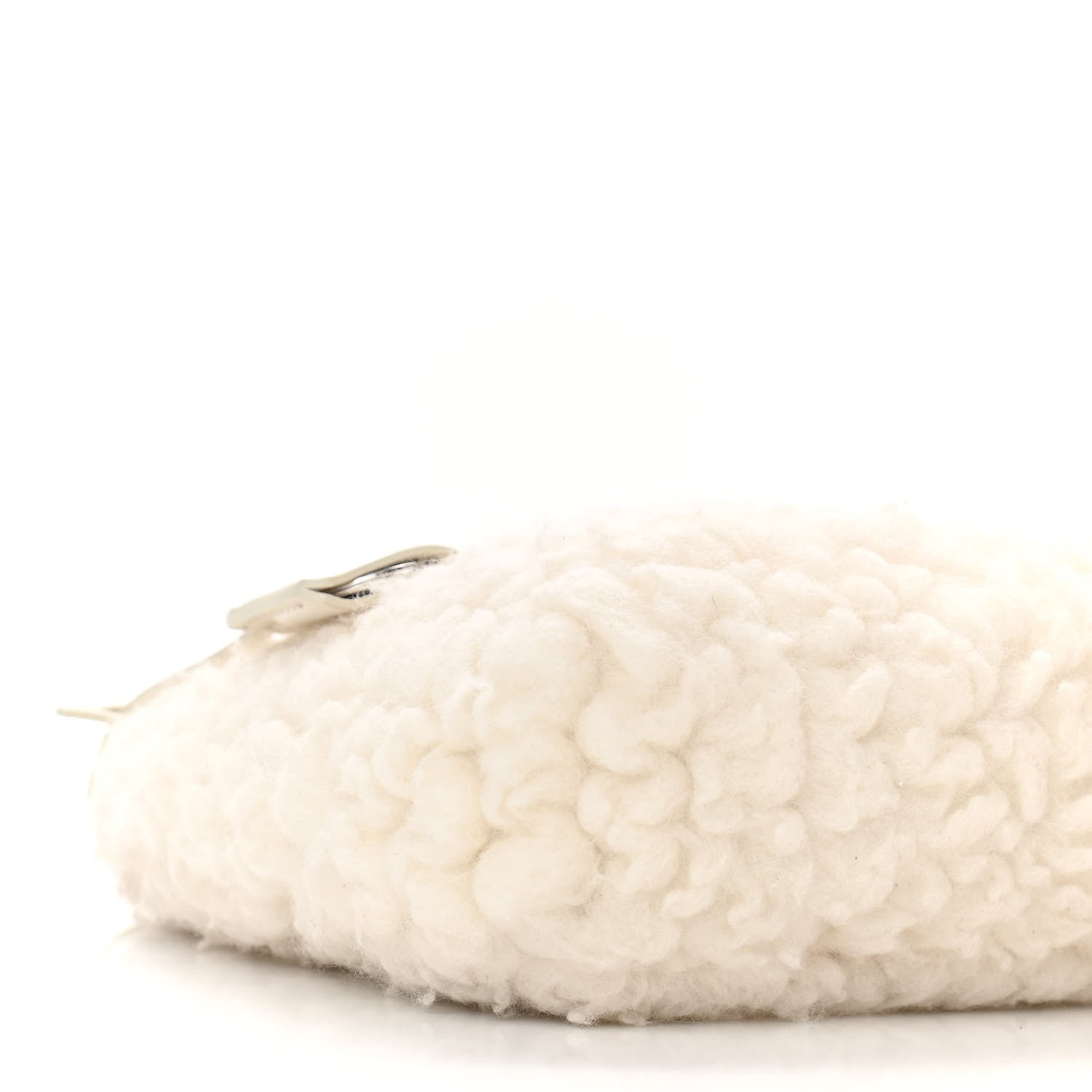 Prada Cashmere Mini Re-Edition 2000 Bag Naturale 9 of 10