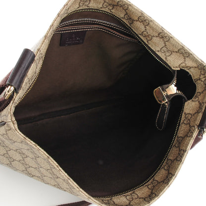 Gucci GG Plus Monogram Large Flat Messenger Bag Beige Brown 5 of 8