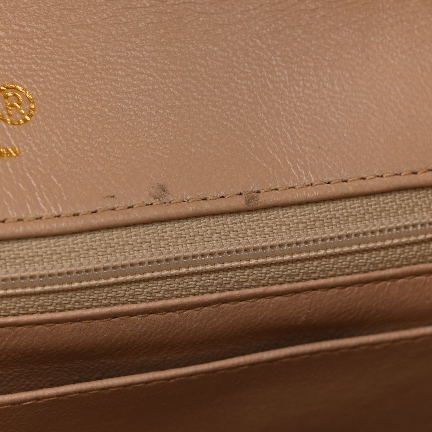 Chanel Lambskin Quilted Medium Single Flap Beige 10 of 14