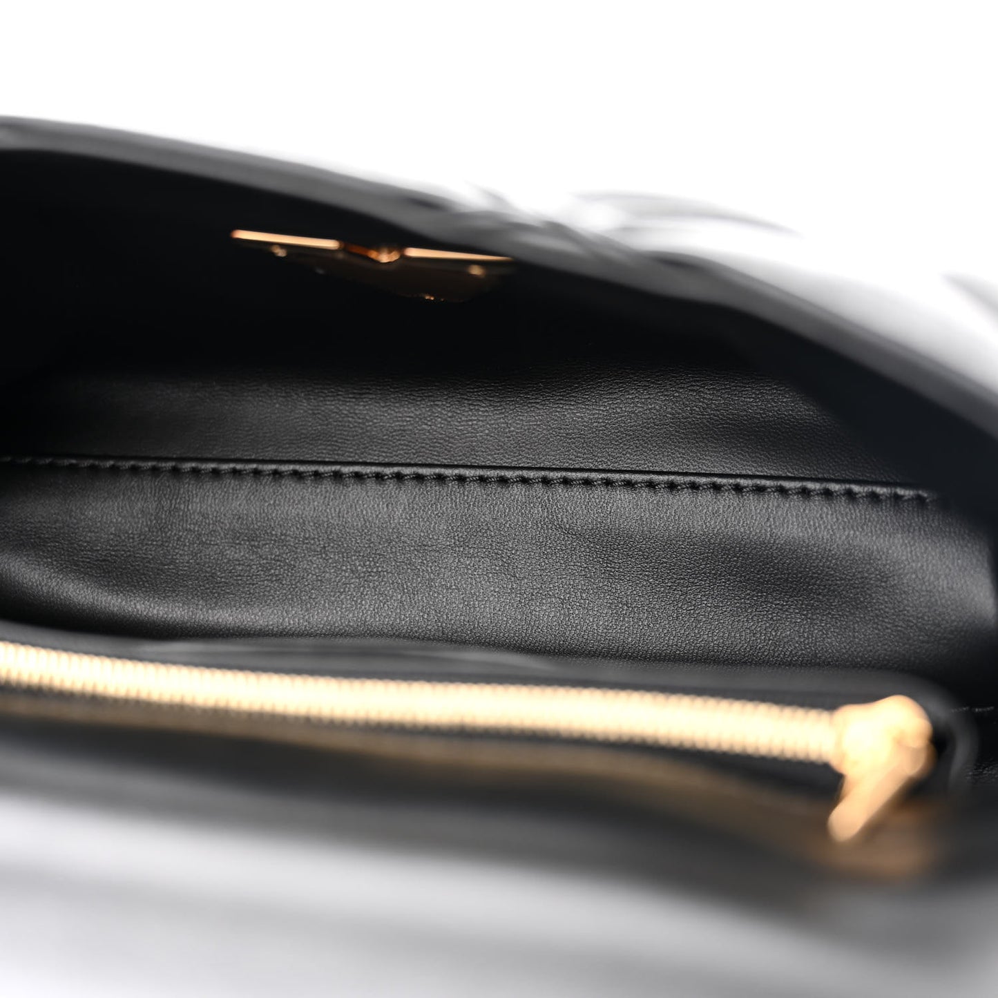Lambskin Malletage Top Handle GO-14 MM Black