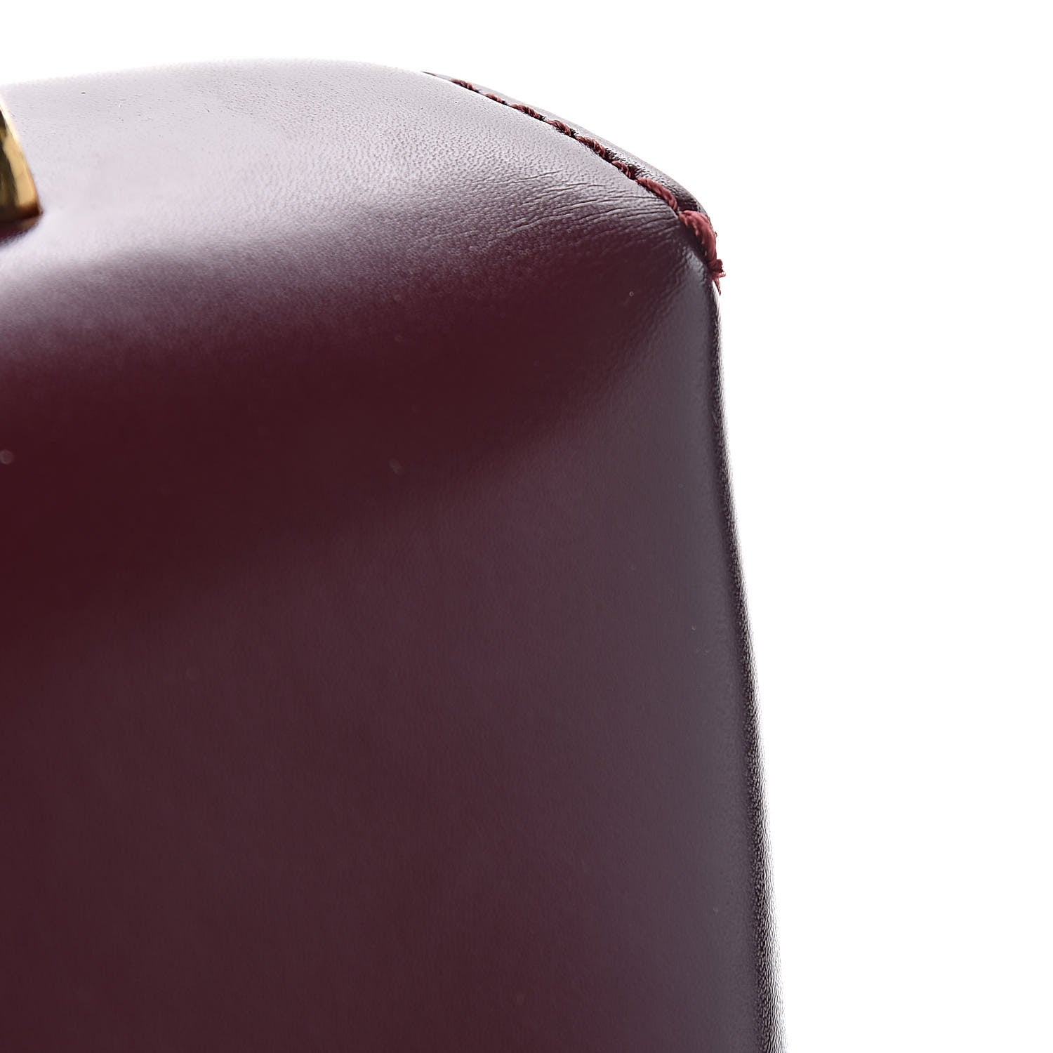 Marc Jacobs Calfskin St. Marc Shoulder Bag Burgundy 11 of 15