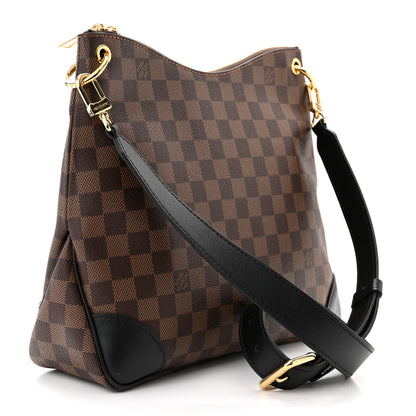 Louis Vuitton Damier Ebene Odeon MM Black 3 of 10